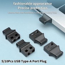 Type-A USB Port Plug With Handle Plastic Anti-dust Cover For Laptop Computer Cap