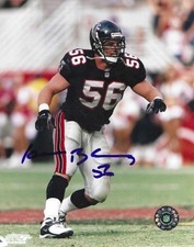 Autographed KEITH BROOKING Atlanta Falcons 8x10 Photo w/COA