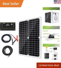 All-in-One 20W Solar Charging Kit – Perfect for Off-Grid and Mobile Applications