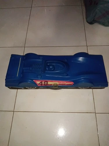 Vintage Matchbox Lesney England Blue Racing 48 Car Carrying Case