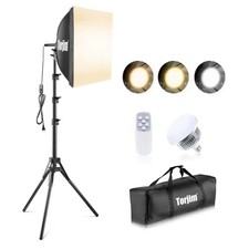 Softbox Photography Lighting Kit, 16'' x 16'' Professional Softbox