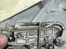 John Deere THRESHING Machine Thresher Pewter Spec-Cast NIB Threshing Machine