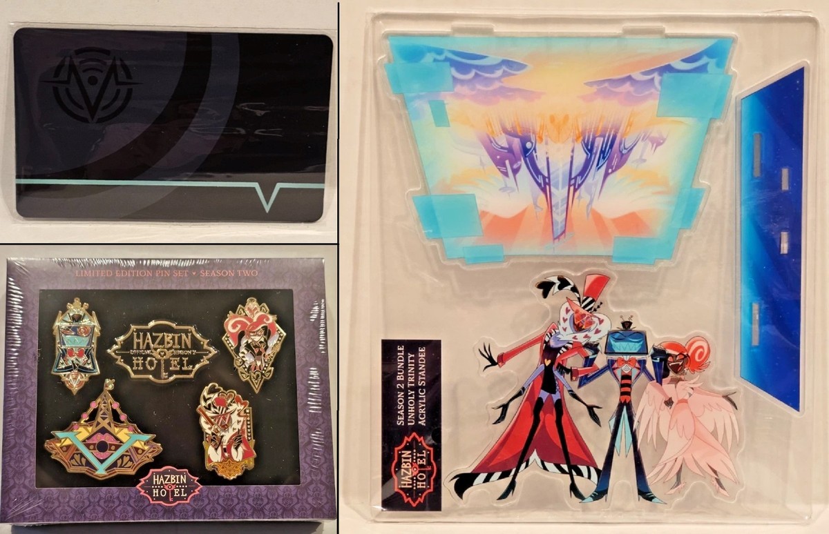 Hazbin Hotel Voxtek スワイプカード　ハズビンホテル Hazbin Hotel Season 2 Voxtek Employee Swipe Card + Pin Set +
