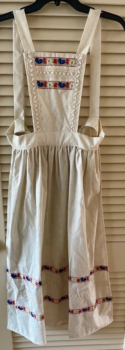 Vintage Pinafore Apron In Women's Vintage Dresses for sale | eBay