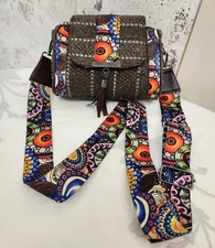 Handmade Vault Sling Double Partition With Tassel Magnetic Flap For Women's