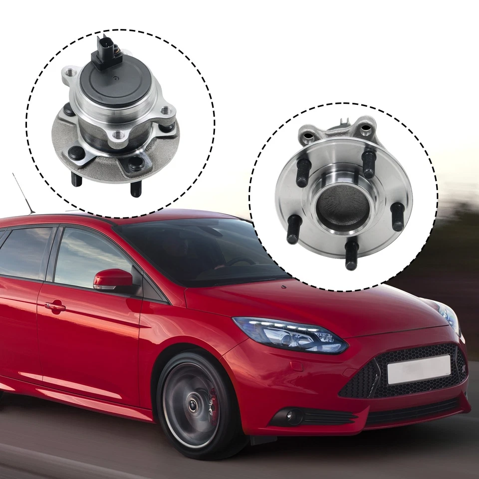 2Pcs Rear Wheel Hub Bearings for 2012-2017 2018 Ford Focus 1.0L 2.0L 2.3L 512466 Foto 2 de 4