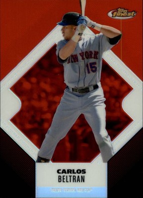 2006 Topps Finest Refractor #99 Carlos Beltran /399 New York Mets