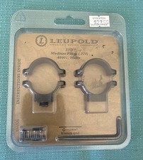 Leupold 49901 Matte Scope Rings - Black for sale online | eBay