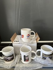 Lot 4 mugs Total vintage  Décor voiture bidon d huile