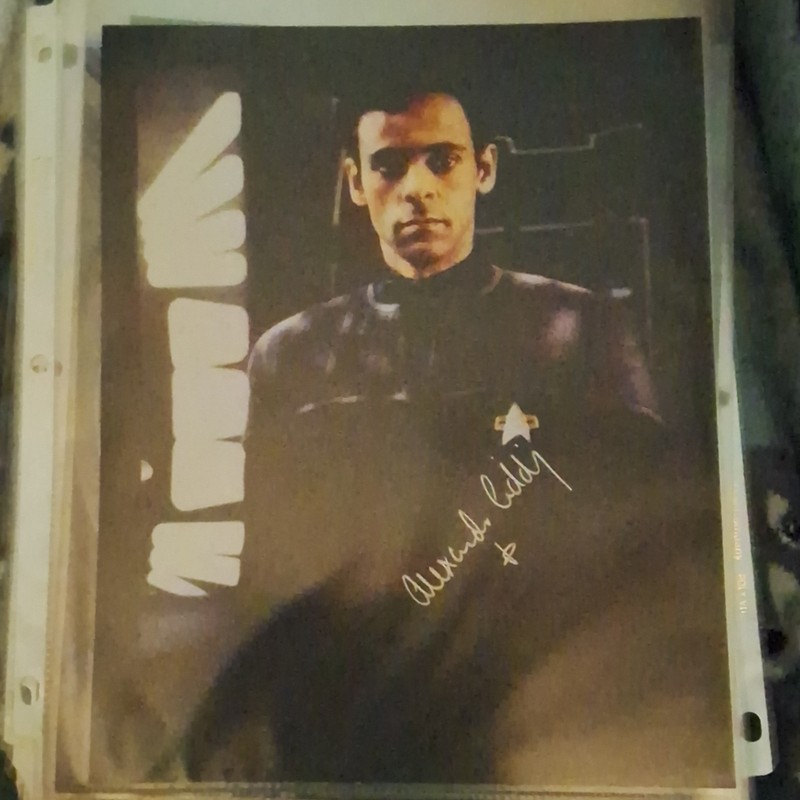 Alexander Siddig 8x10 Photo Star Trek DS9 Dr Julian Bashir Autograph 1998