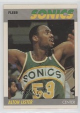 1987-88 Fleer Alton Lister #64 0xy8