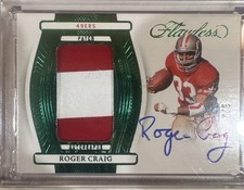 ROGER CRAIG 2024 PANINI FLAWLESS 2 Color Patch Auto 2/5
