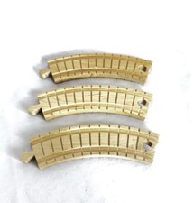 VGUC Thomas  Friends Wooden Railway Train Tank Engine Track Curve Lot 3 Pcs.   