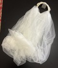 Vintage 1960s Bridal Veil Floral Headpiece With Original Box — photo 3