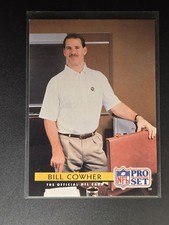1992 Pro Set Bill Cowher #306 Base Set Steelers NFL Football Card
