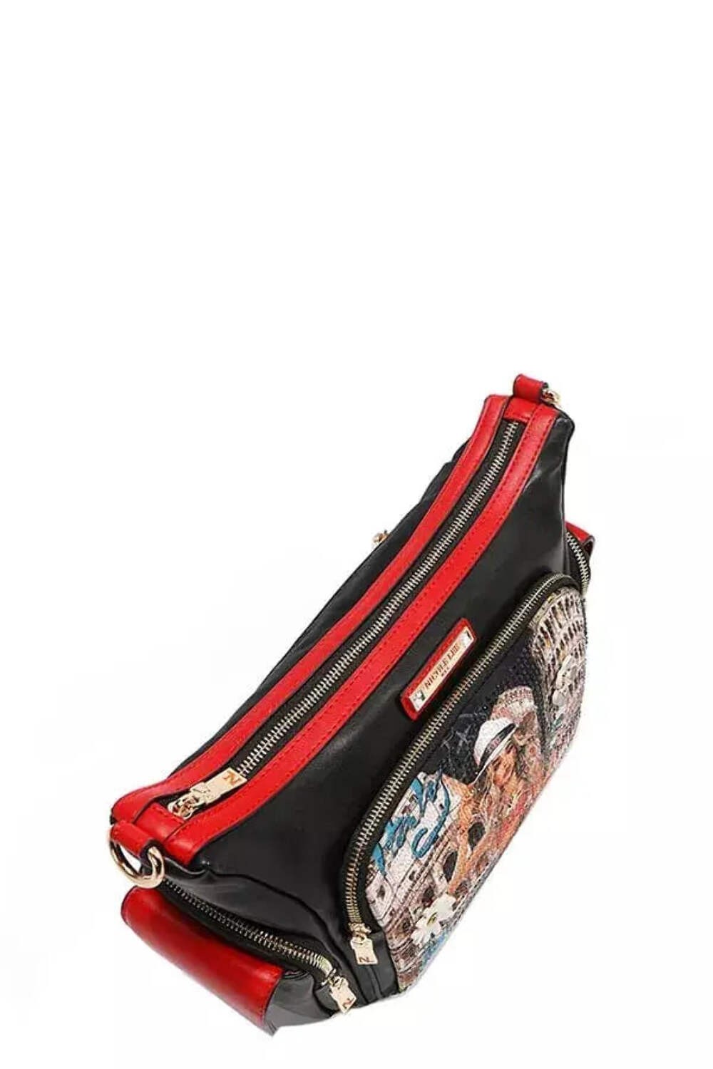 Trendsi Nicole Lee Italy Print Women's Shoulder Bag Everyday Fashion Multi-Pocke thumbnail 8