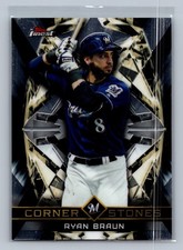 2018 Topps Finest - Finest Cornerstones Ryan Braun #FC-RB
