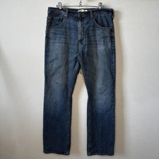 Levi Strauss Signature Jeans Mens 36x32 Bootcut Stretch WaterLess Denim Pants