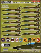Furball Decals 1/48 REPUBLIC F-105 THUNDERCHIEF COLORS & MARKINGS Part 1