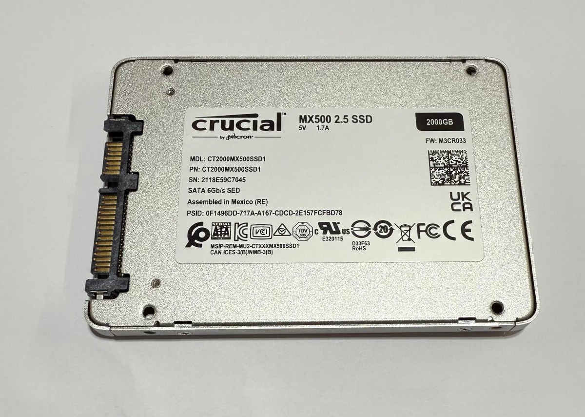 新品 2TB Crucial MX500 SSD CT2000MX500SSD1 crucial_ct2000mx500ssd1_mx500_