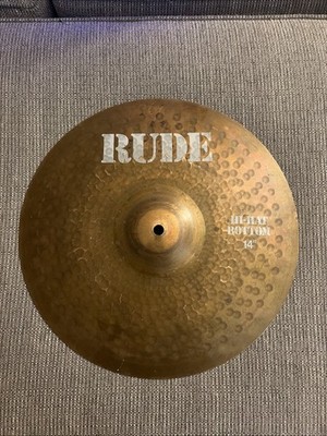 Paiste 1128214 14 Inch Rude Series Bottom Hi-Hat Cymbal With Lively Intensity