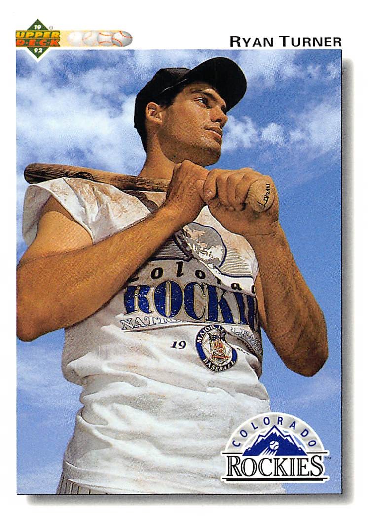 Ryan Turner 1992 Upper Deck 710 Colorado Rockies Rookie BASEBALL Card