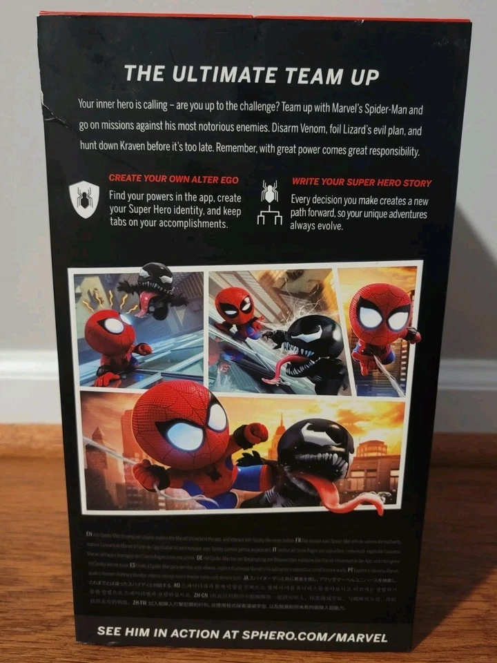 Sphero Marvel Comic Hero Action Spiderman App Enabled Super Hero Complete In Box - Image 2 of 4
