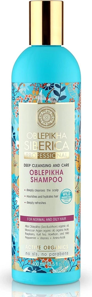 Champú Oblepikha Profesional Natura Siberica para Cabello Normal y Graso, 400 ml Foto 2 de 4