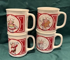 Vintage "CAMPBELL'S KIDS" Mugs  SET of 4