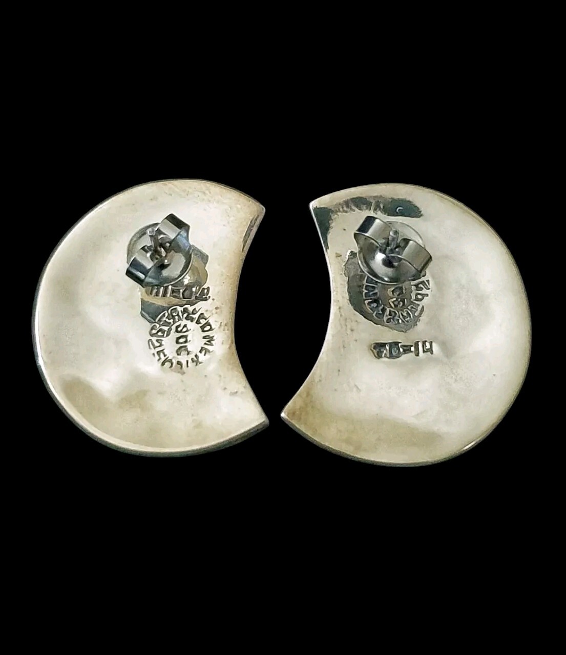 27mm Solid Sterling Silver Modernist Fertility Cr… - image 6