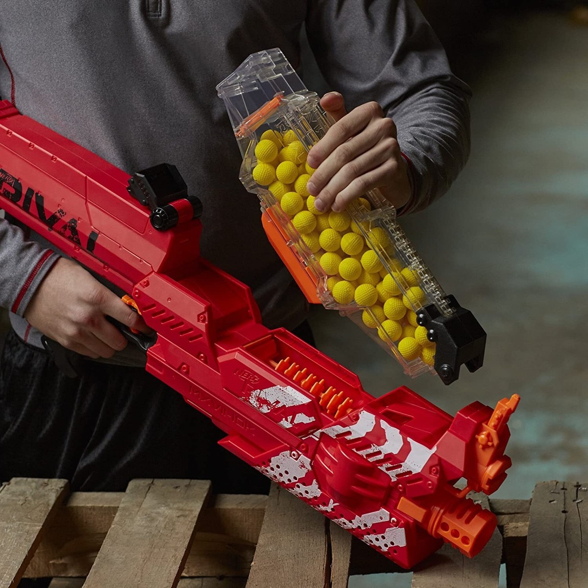 【大幅値下げ】NERF Rival Nemesis MXVII-10K（赤） Nerf Rival Nemesis MXVII-10K * Brand new blaster * Team Red