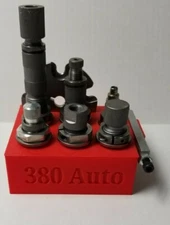 380 Auto reloading die storage for the Hornady Lock-N-Load press