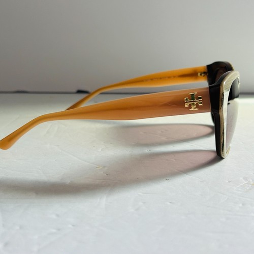 Gafas de sol redondas Tory Burch para mujer TY7080 color coco marrón rosa degradado - Imagen 5 de 10