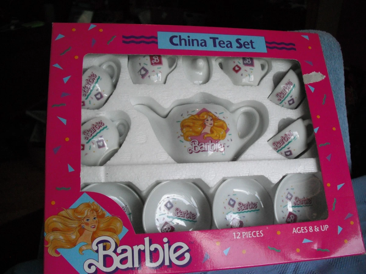 Barbie china sales tea set 1989