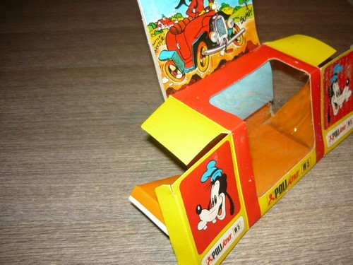 POLITOYS W5 AUTO PIPPO GOOFY DINGO WALT DISNEY MODEL CAR MINT BOX - Foto 5 di 10