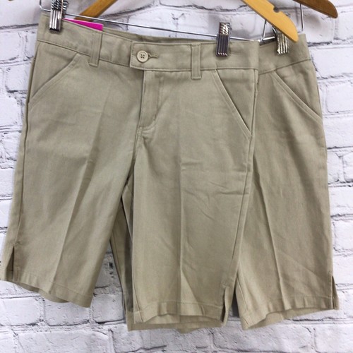 French Toast Shorts Girls Sz 10 Uniform Beige Lot of 2 Pairs New NWT - Picture 2 of 12