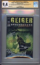 Geiger: Ground Zero Ashcan Edition #nn CGC 9.4 SS 10x!!! Geoff Johns e altri!!