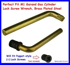 Perfect Fit M1 Garand Gas Cylinder Lock Screw Wrench Brass Plated Steel