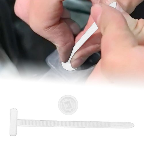 1-200PCS Nylon Universal Cable Tie Buckle, Self-Locking Nylon Zip Ties Holder UD - Picture 2 of 23