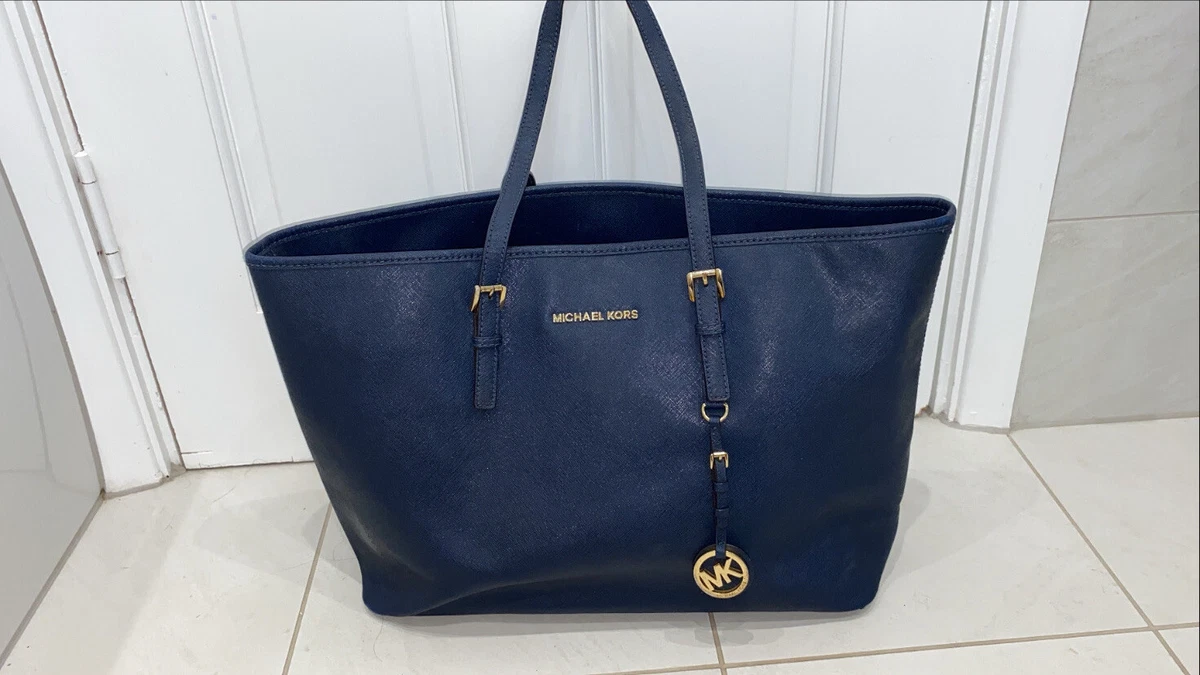 Michael kors laptop tote on sale navy
