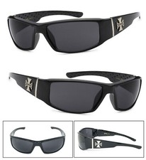 Choppers Mens Bikers Sports Motorcycle Wrap Sunglasses UV400