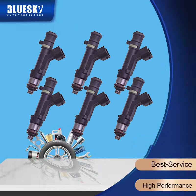6 x FUEL INJECTORS for MITSUBISHI PAJERO NS 6G75 3.8 V6 06-09 6 x FUEL INJECTORS for MITSUBISHI PAJERO NS 6G75 3.8 V6 06-09
