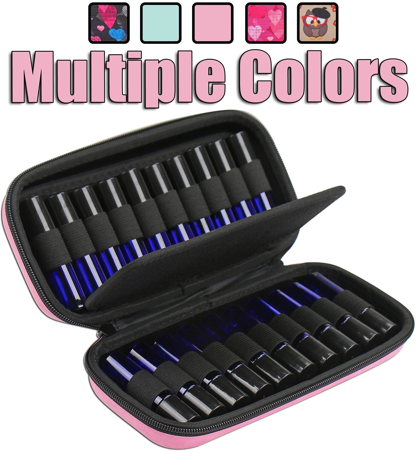Carrying Case 20 Bottle Hard Shell For Roller/standard 5ml T