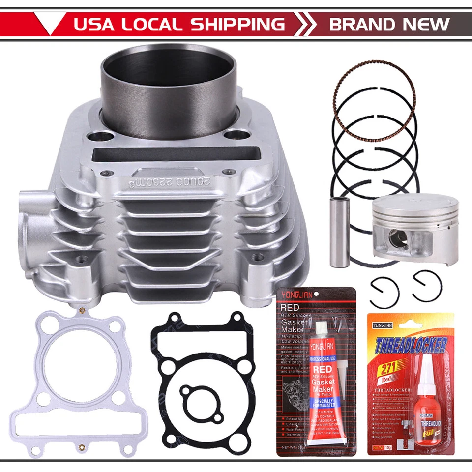 For Yamaha XT225 TTR225 TTR230 Cylinder Piston Rings Gasket Top End Rebuild Kit Foto 2 de 4