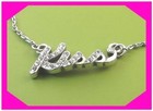 Pendant Necklace Nwtag $38 40% Brighton Kiss Love Silver Crystal Petite