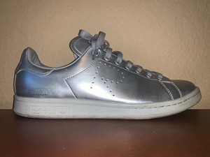 raf simons adidas stan smith silver