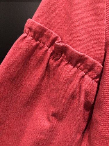 NWT Janie And Jack Girls Reddish Cropped Jacket Size 5-6 With Gold Buttons - Picture 6 of 9