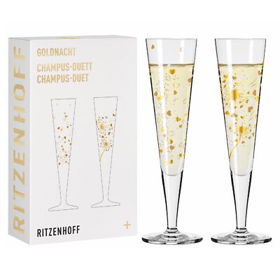 Sektgläser Goldnacht Champus Duett by A. Vasconcelos Ritzenhof Frühjahr 2024