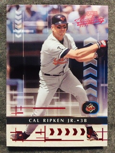 2001 Playoff Absolute Memorabilia #3 Cal Ripken Jr. Card