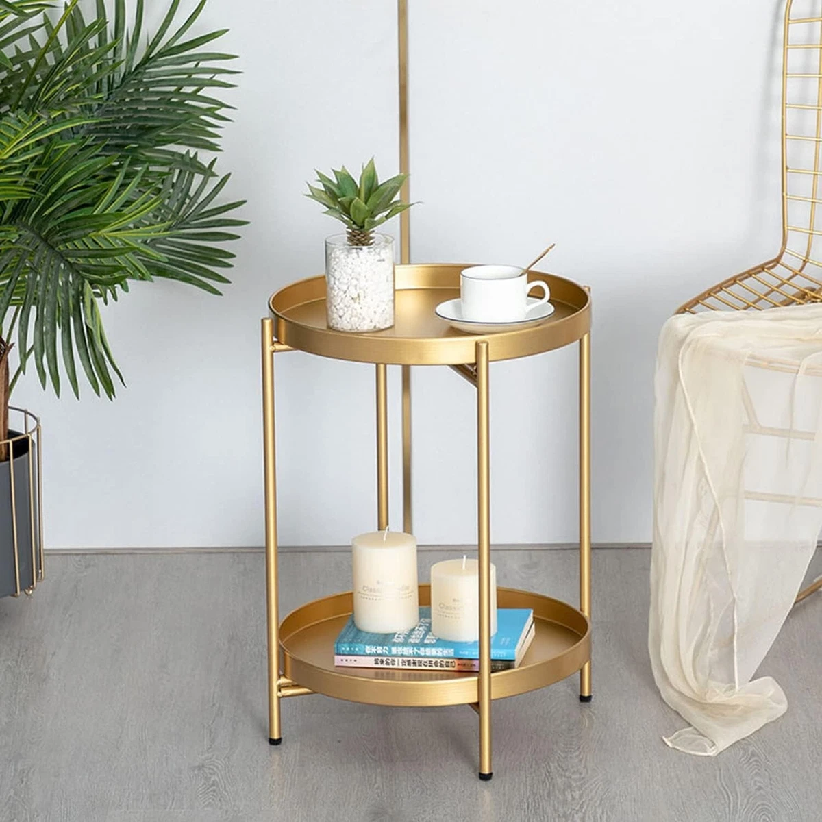 Double tier side table deals